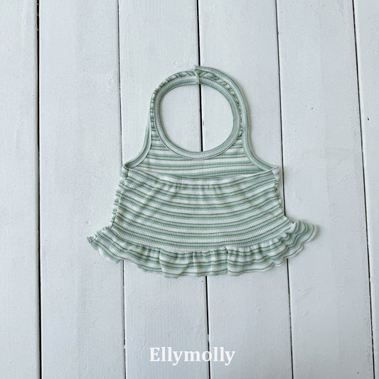 ELLYMOLLY salt halter frill sleeveless (90-145cm)