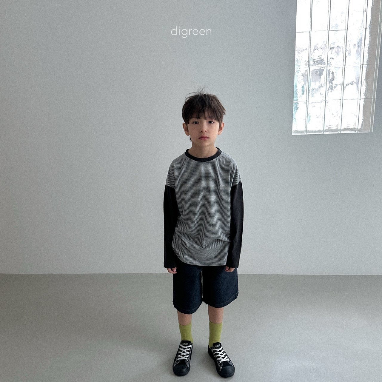 digreen color toning st t-shirt (90-130cm)