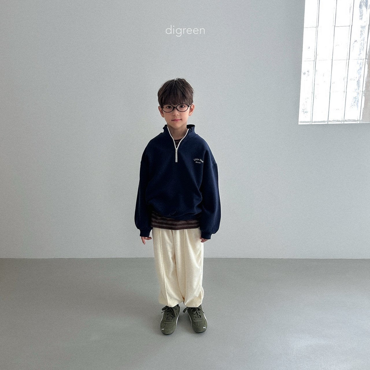 digreen little zip-up (90-130cm)