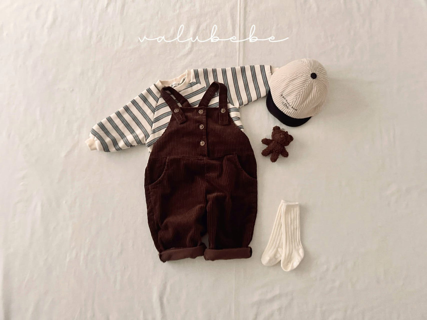 Valubebe 圓領夾心條紋上衣 (~70-110cm)