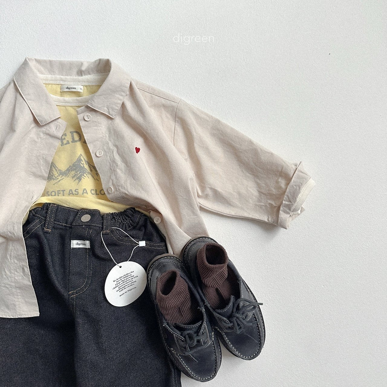 digreen mountain t-shirt (90-130cm)
