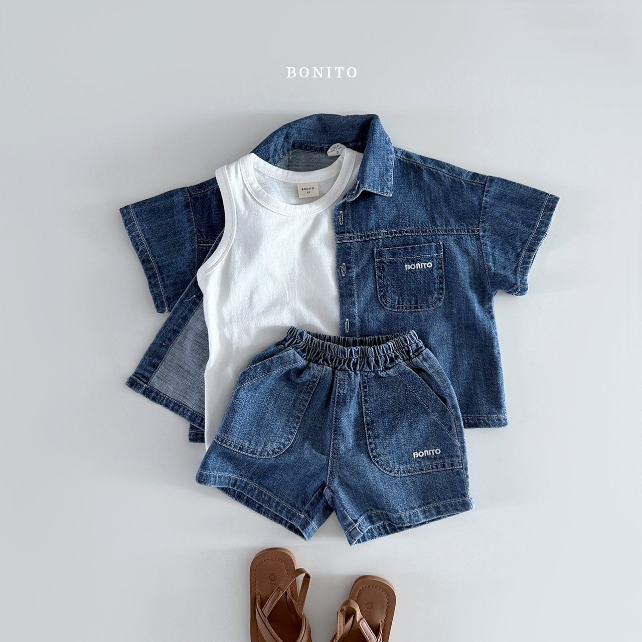 bonito slavic denim shirt (70-140cm)