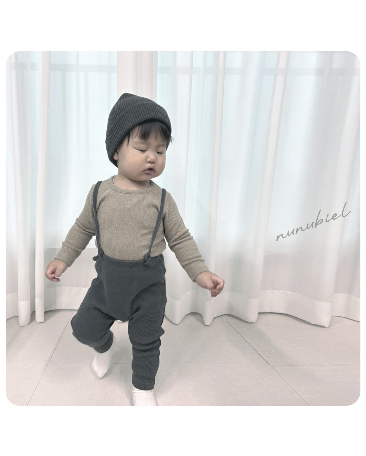 nunubiel bebe ribbed leggings (3-18m)
