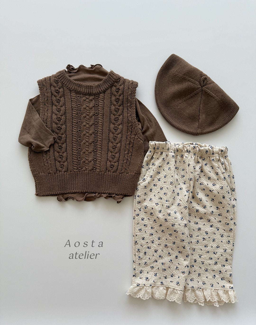 Aosta knit vest (~70-115cm)