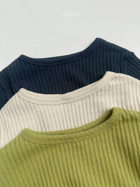 digreen bella rib tee (85-130cm)