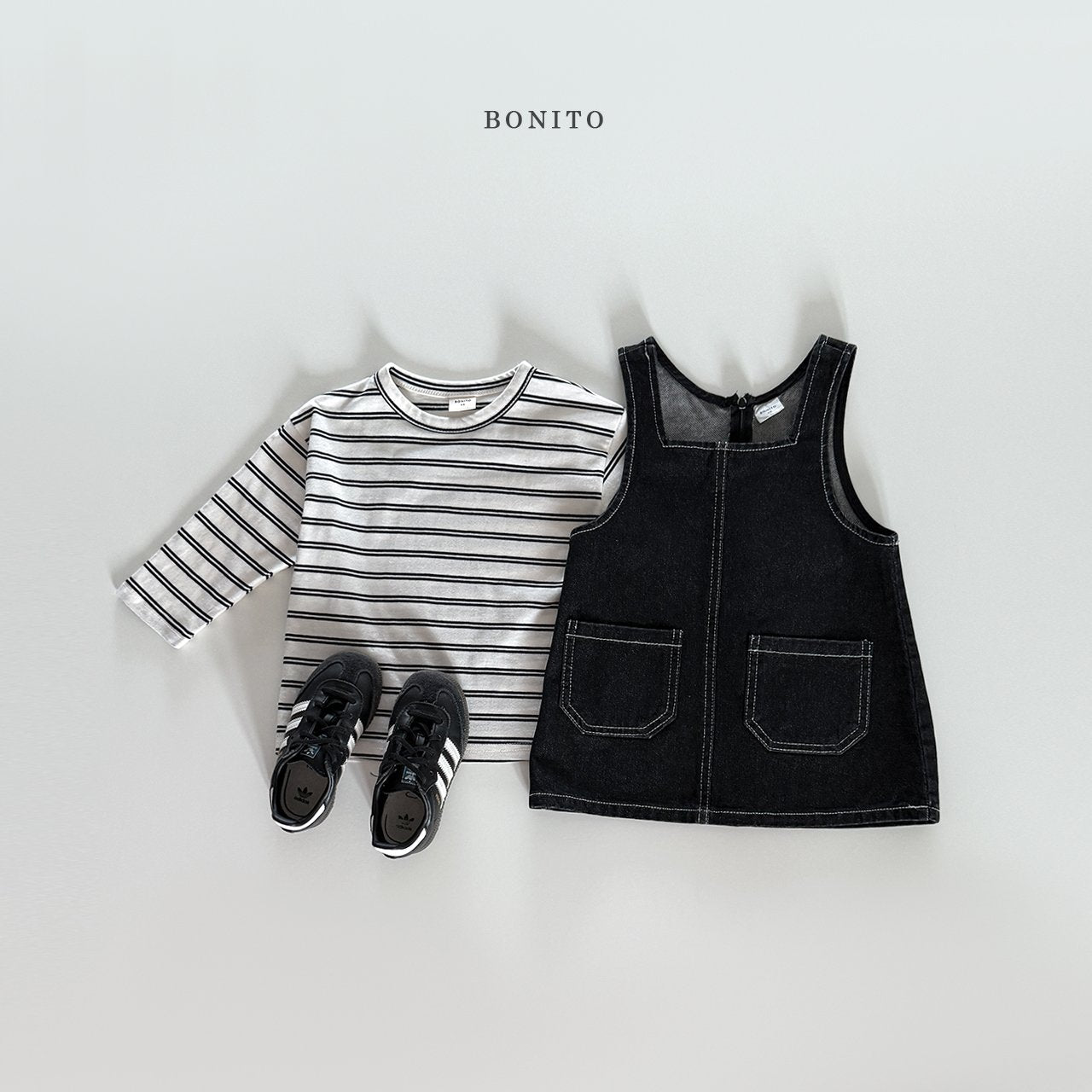 bonito stitch denim ops (~80-140cm)