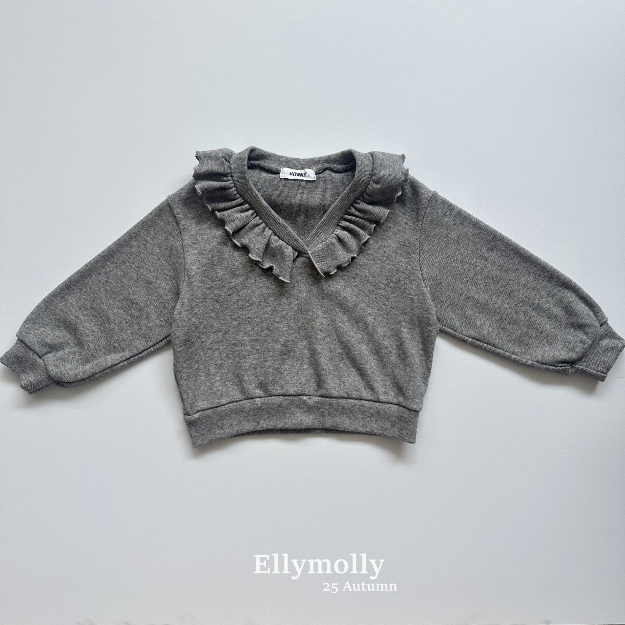 ELLYMOLLY natty frill v-neck (90-145)