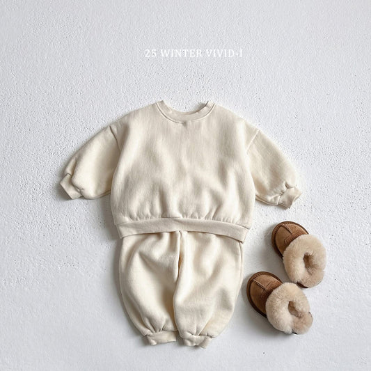 Vivid 素色圓領套裝 (75-135cm)