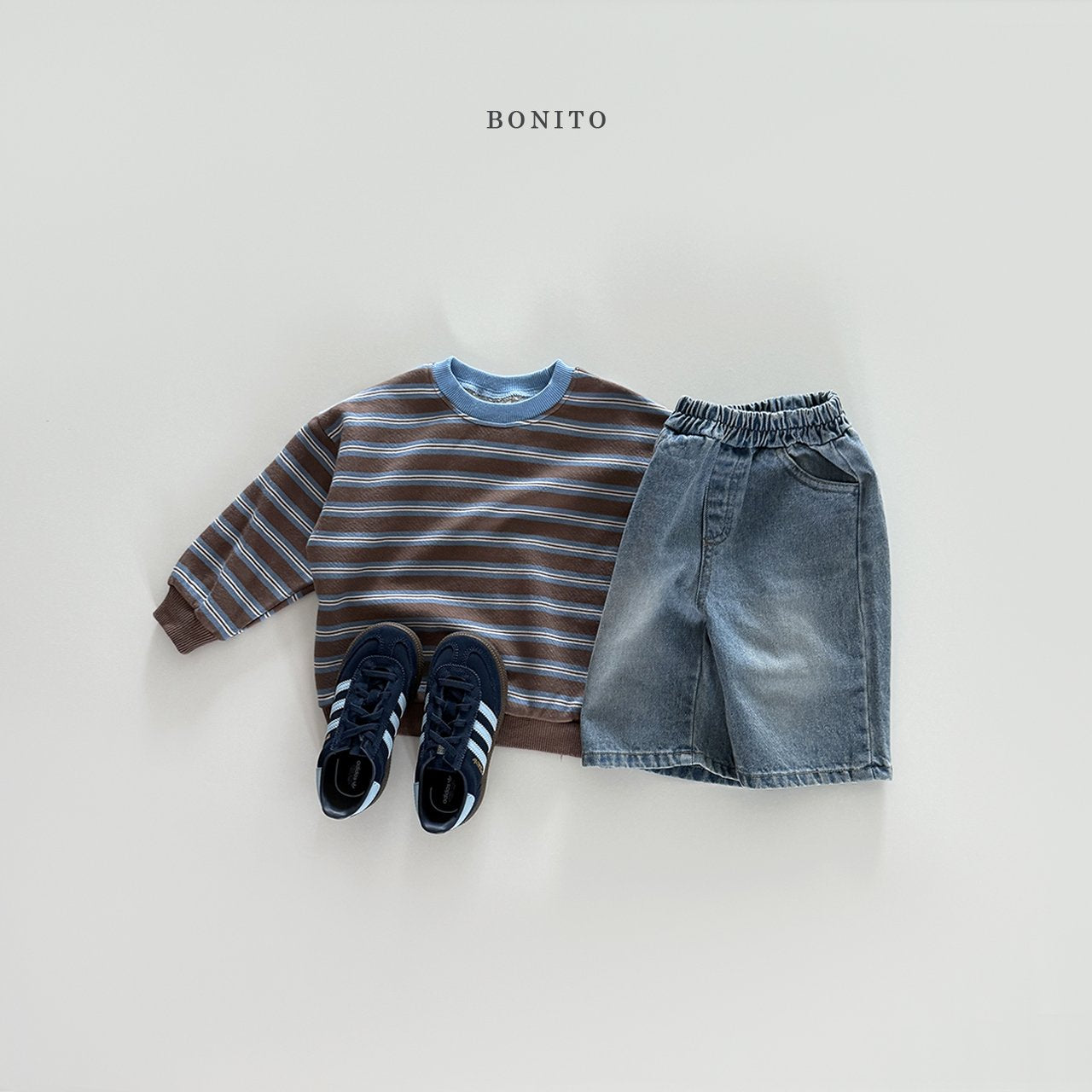 bonito st color blocking mtm (~80-140cm)