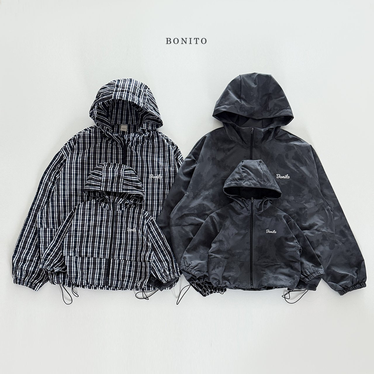 bonito windbreaker hood jumper (~80-140cm)