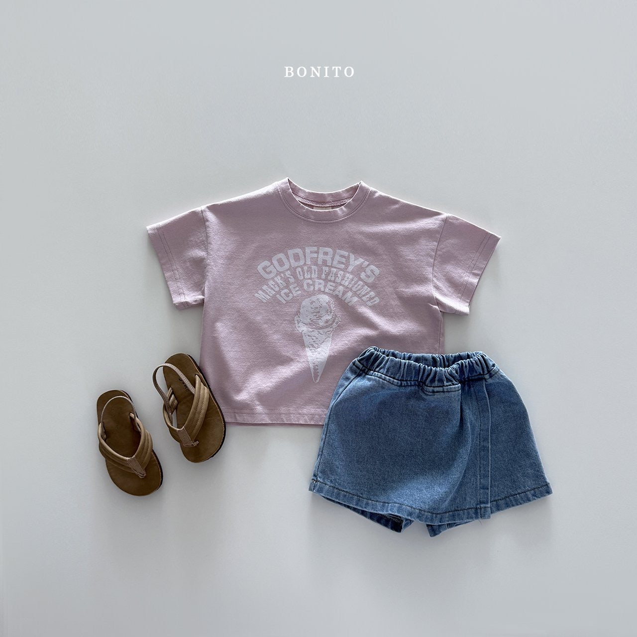 bonito godfreys ice cream tee (70-140cm)