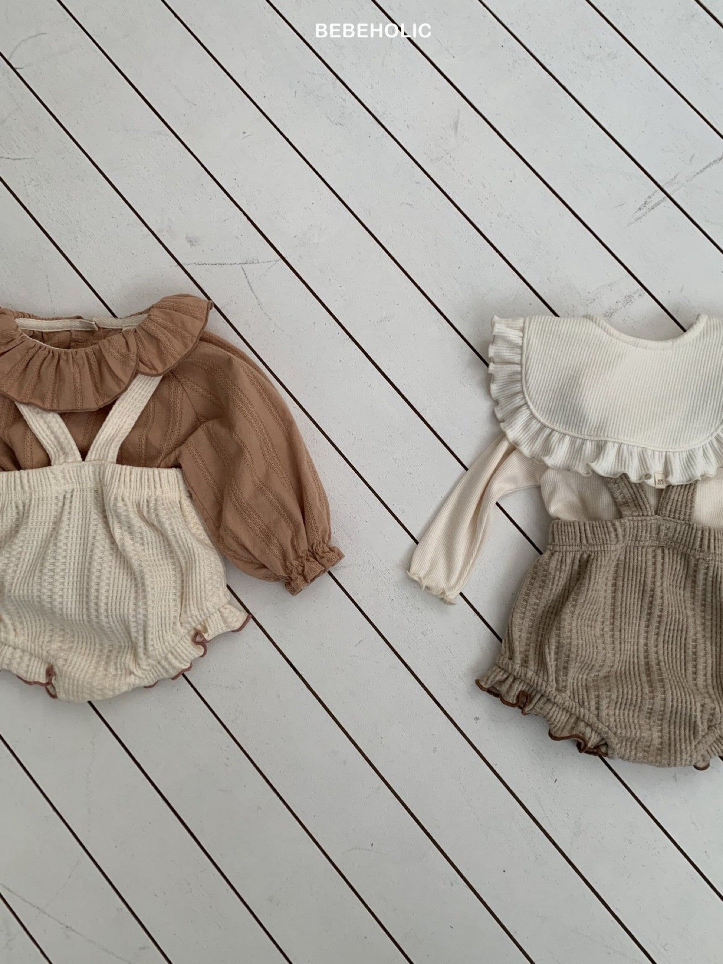 bebeholic easy waffle suspender bloomers
(3-18m)