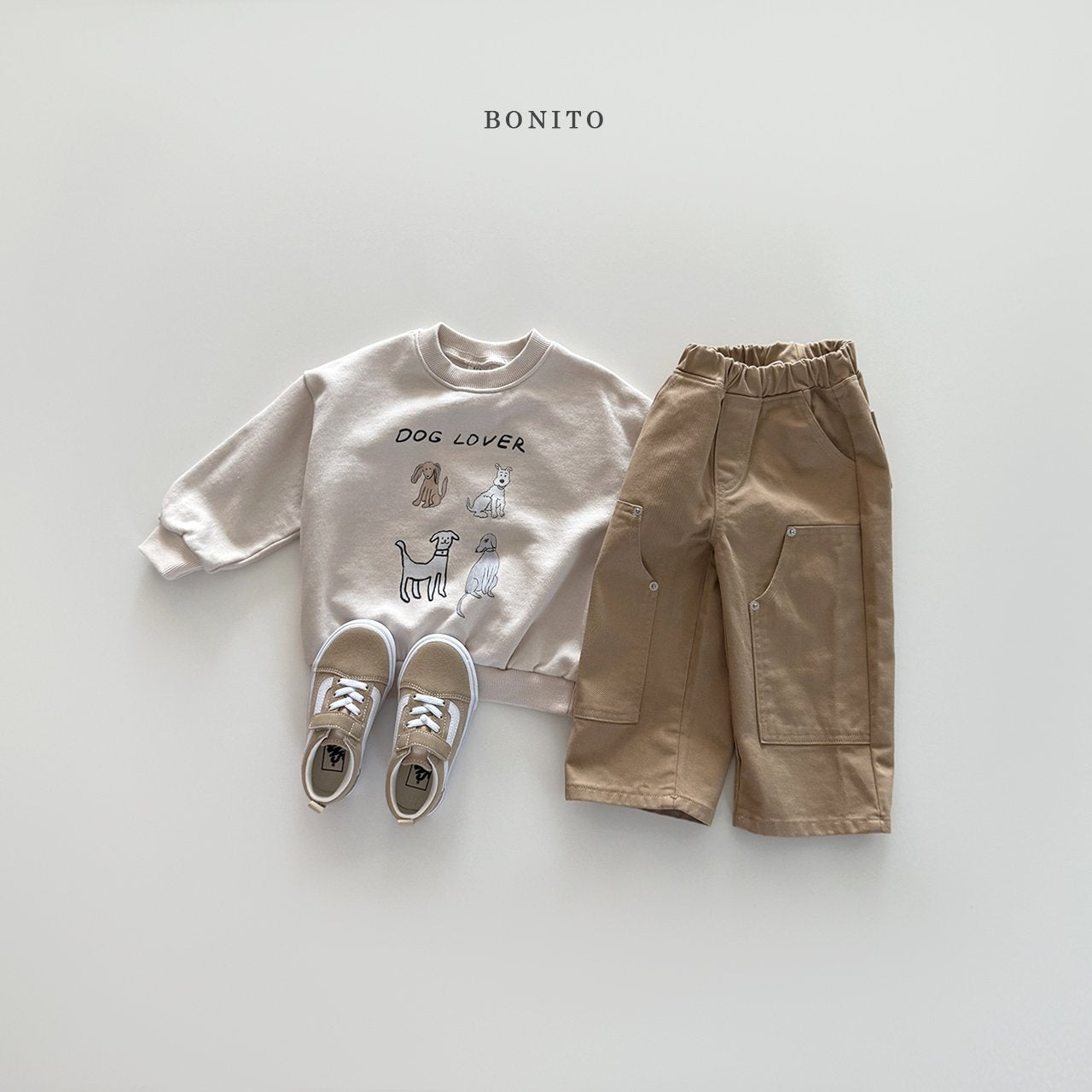 bonito point big pocket denim pants (~80-140cm)