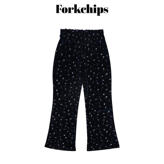 FORKCHIPS bloom velvet pants (95-160cm)