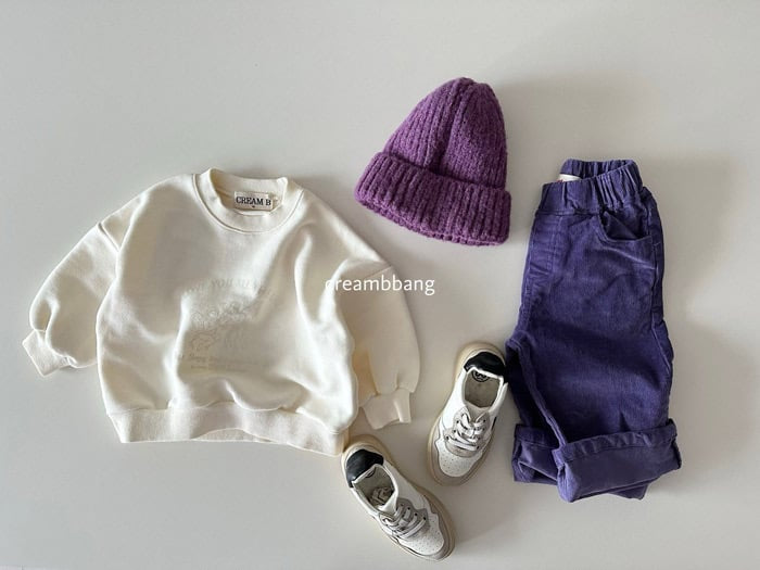 creambbang corduroy spam wide pants (~85-150cm)