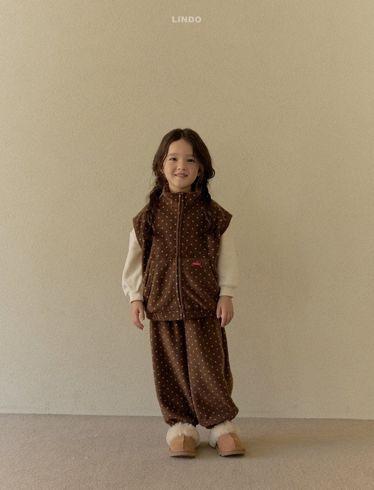 LINDO dot jogger pants (80-125cm)