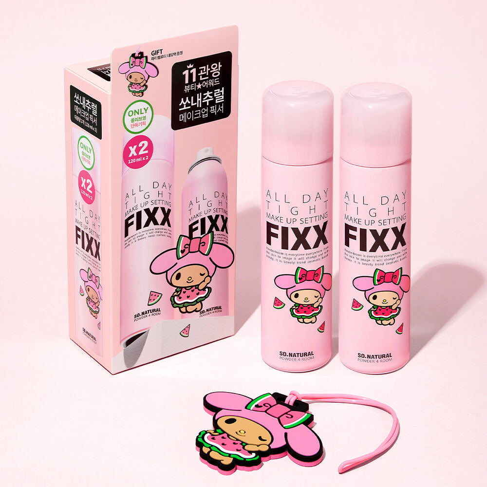 1+1兩支裝|SO NATURAL FIXX 全天侯保濕控油定妝噴霧 💓