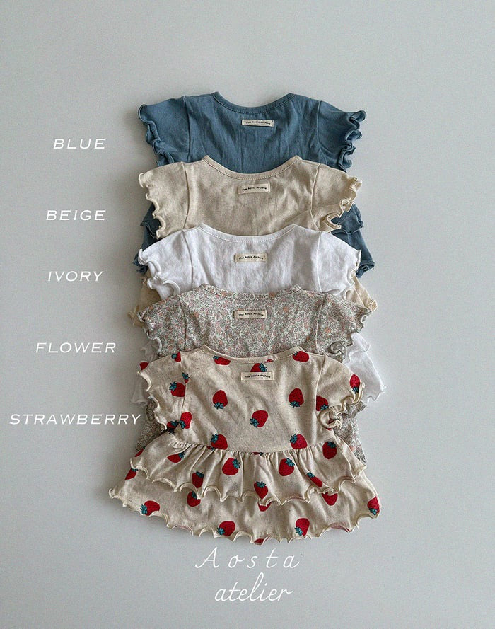 aosta Linen kang kang blouse (70-110cm)