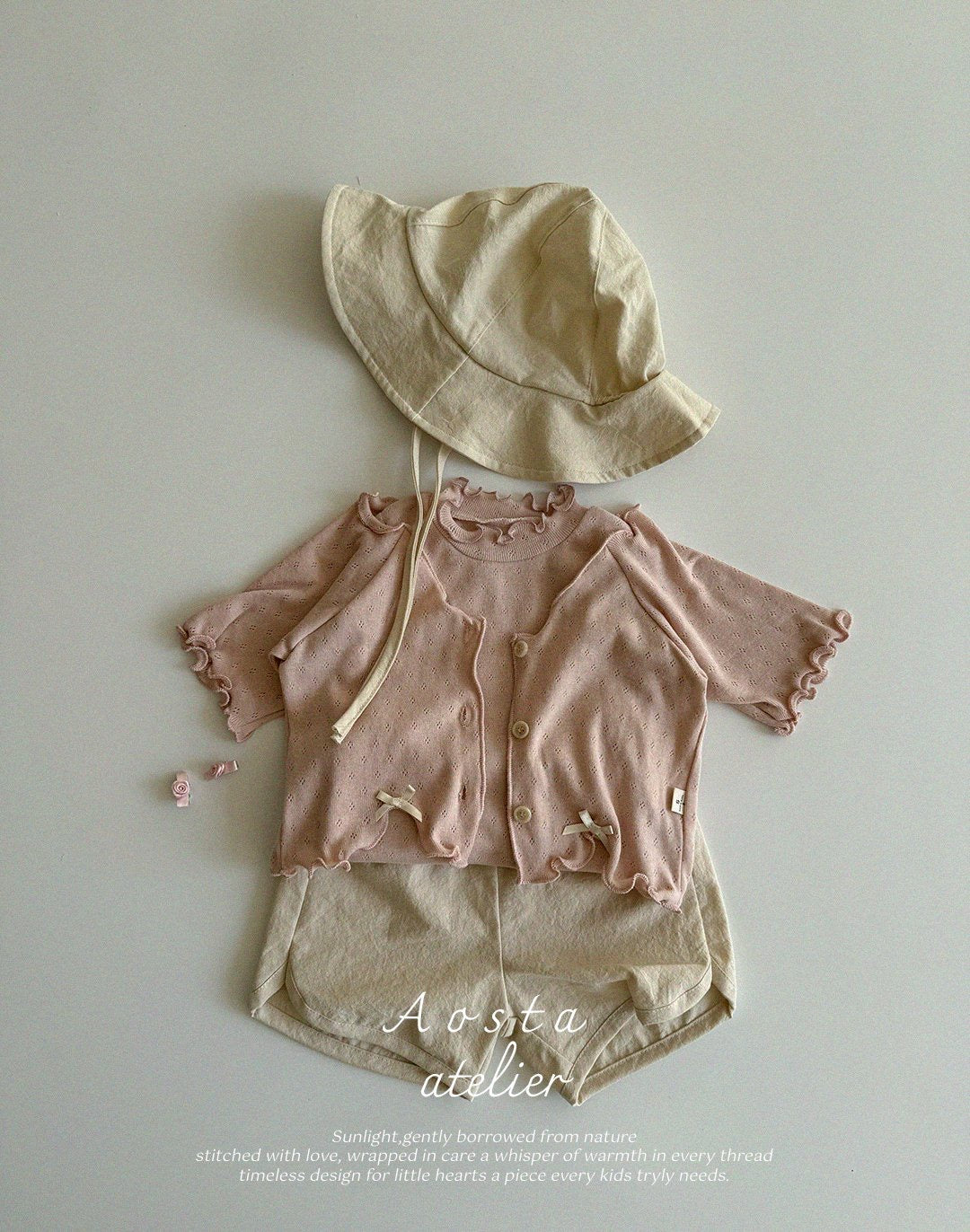 Aosta camellia cardigan (70-110cm)