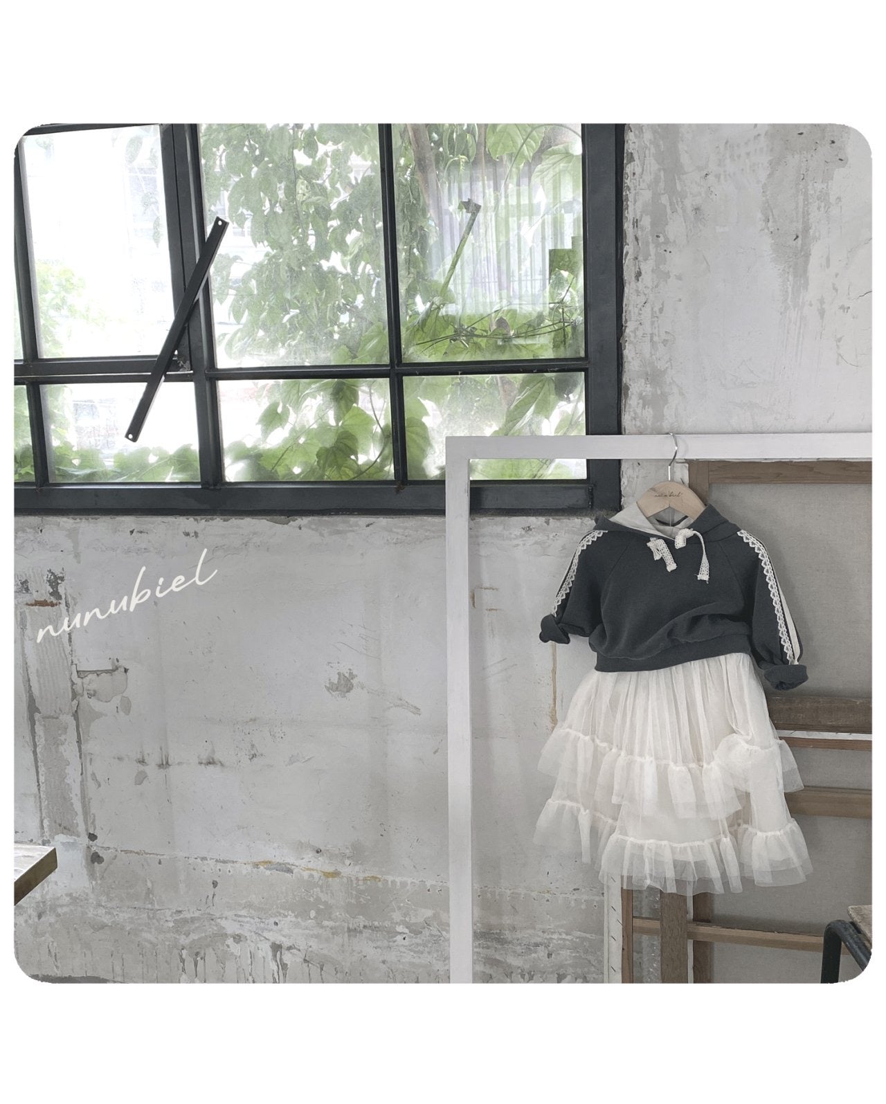 nunubiel lace hood t-shirts (75-120cm)