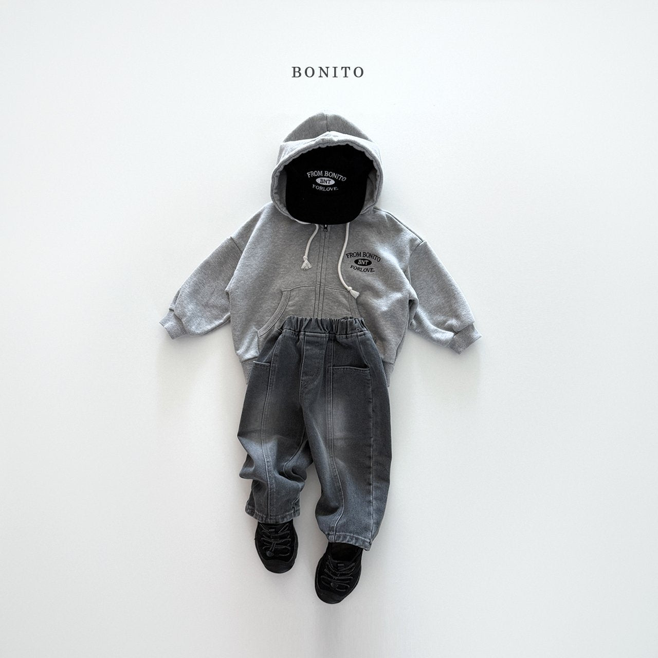 bonito from bonito hood zip-up (~80-140cm)
