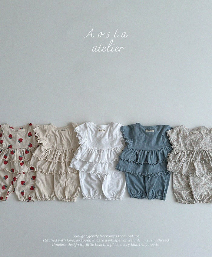 aosta Linen kang kang blouse (70-110cm)
