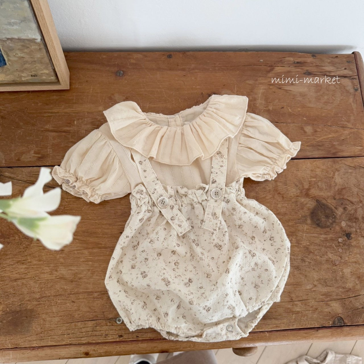 mimi market floral suspender (70-85cm)