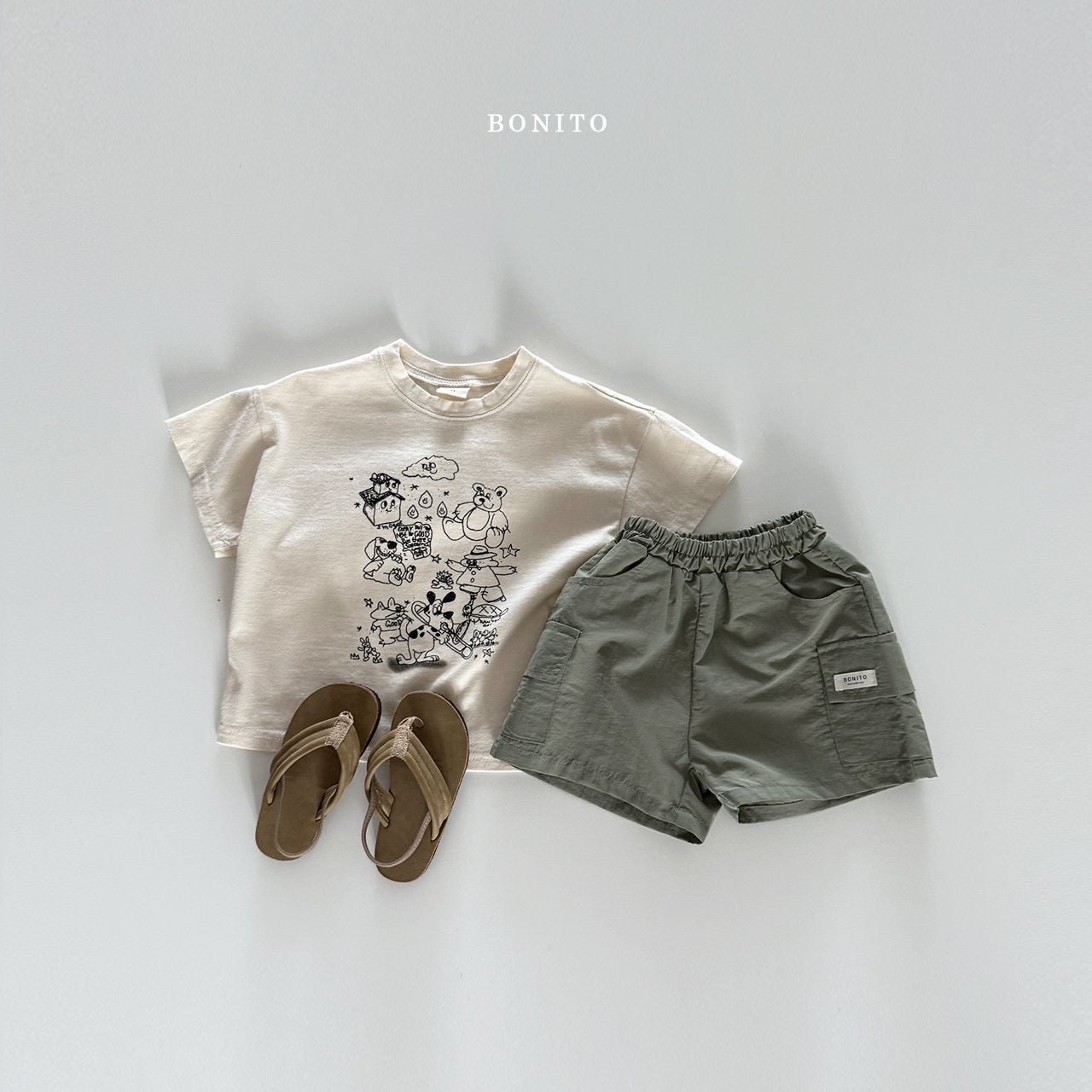 bonito drawing tee (70-140cm)