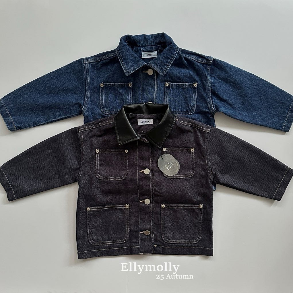 ELLYMOLLY rivet blue jk (90-160cm)