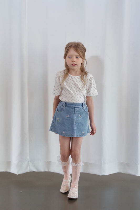 momoann heim ribbed tee (90-140cm)