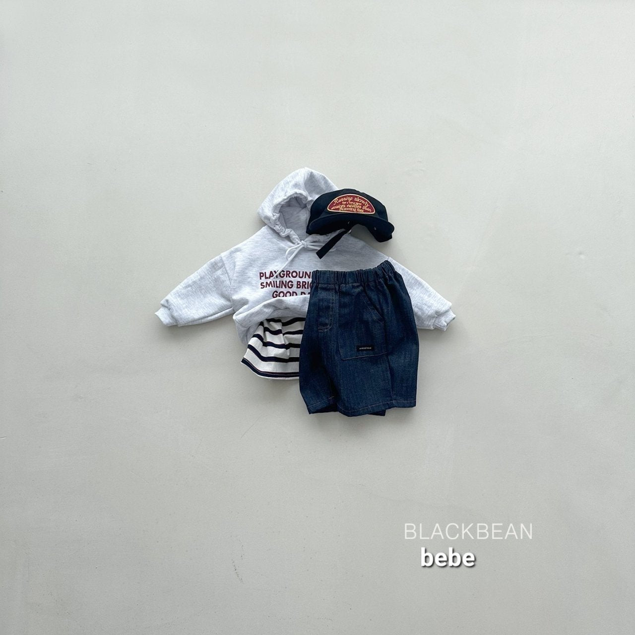 blackbean raw pocket bebe jeans(baby)