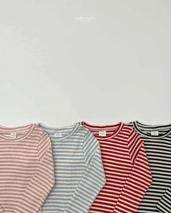 HAROHARO sweet border tee (85-140cm)