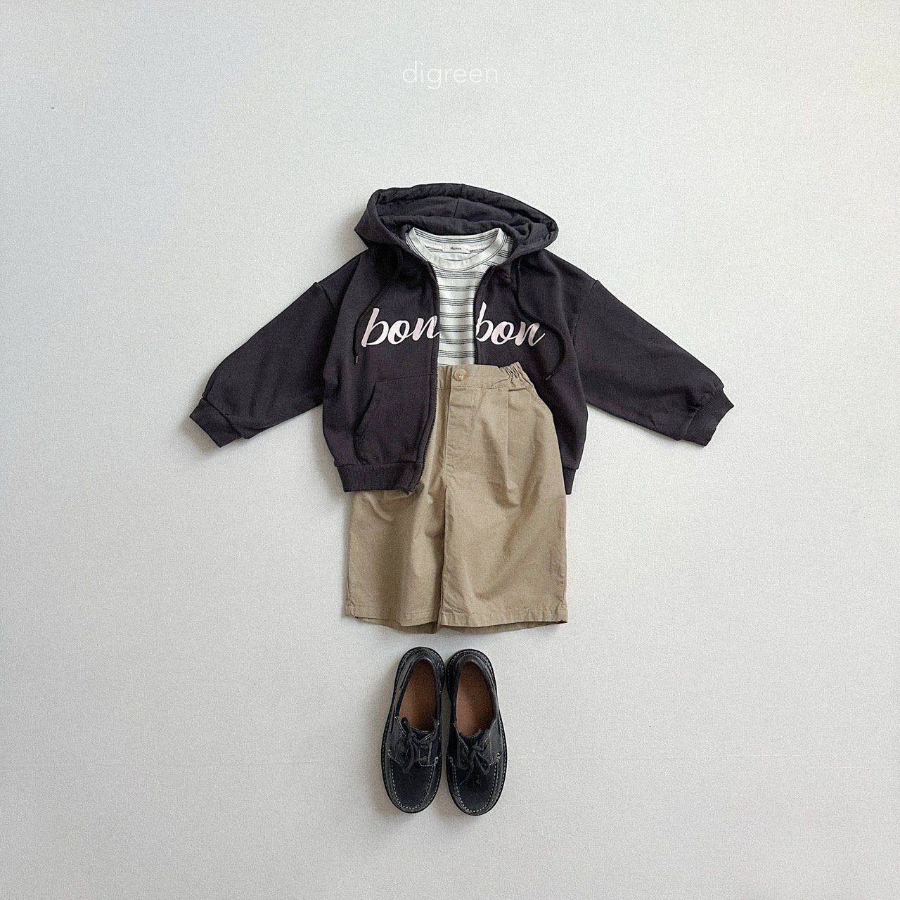 digreen pinstripe t-shirt (90-130cm)