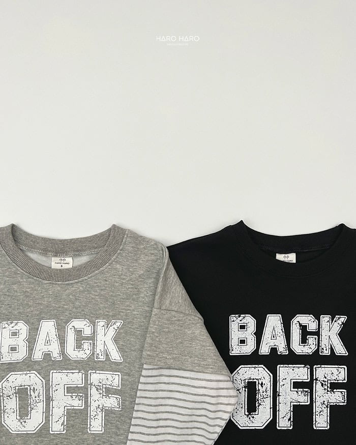 HAROHARO back off layered tee (85-140cm)