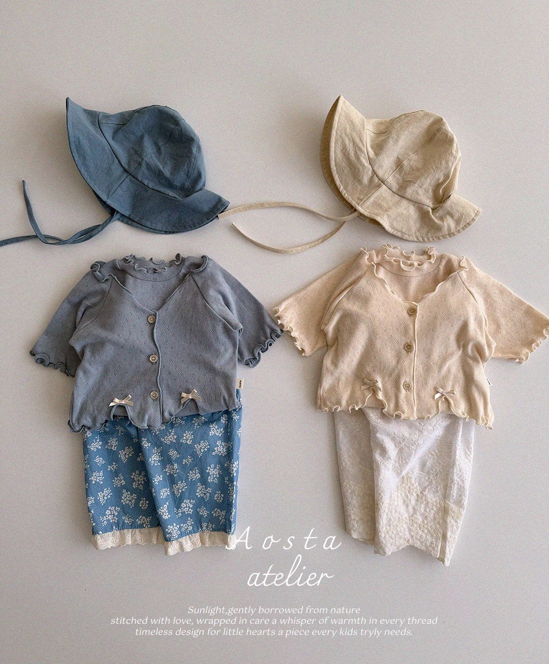 Aosta camellia cardigan (70-110cm)
