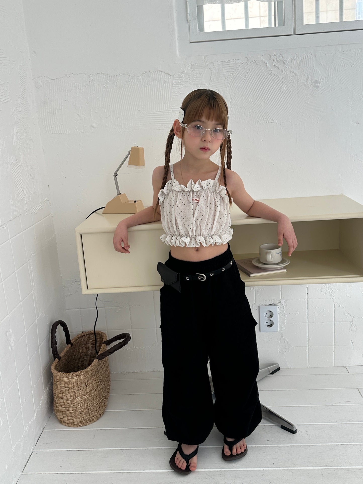ELLYMOLLY bebe string pants (90-145cm)
