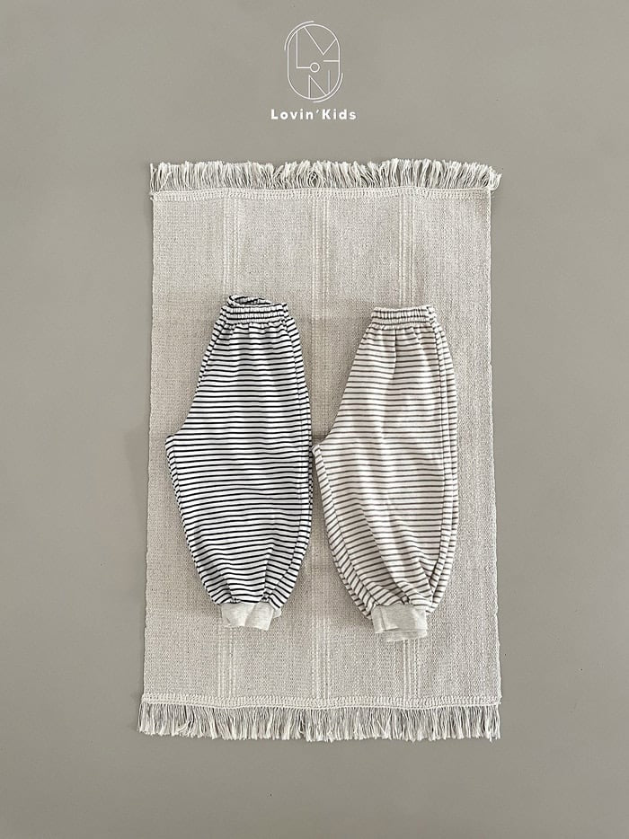 lovin daily border jogger pants (80-125cm)