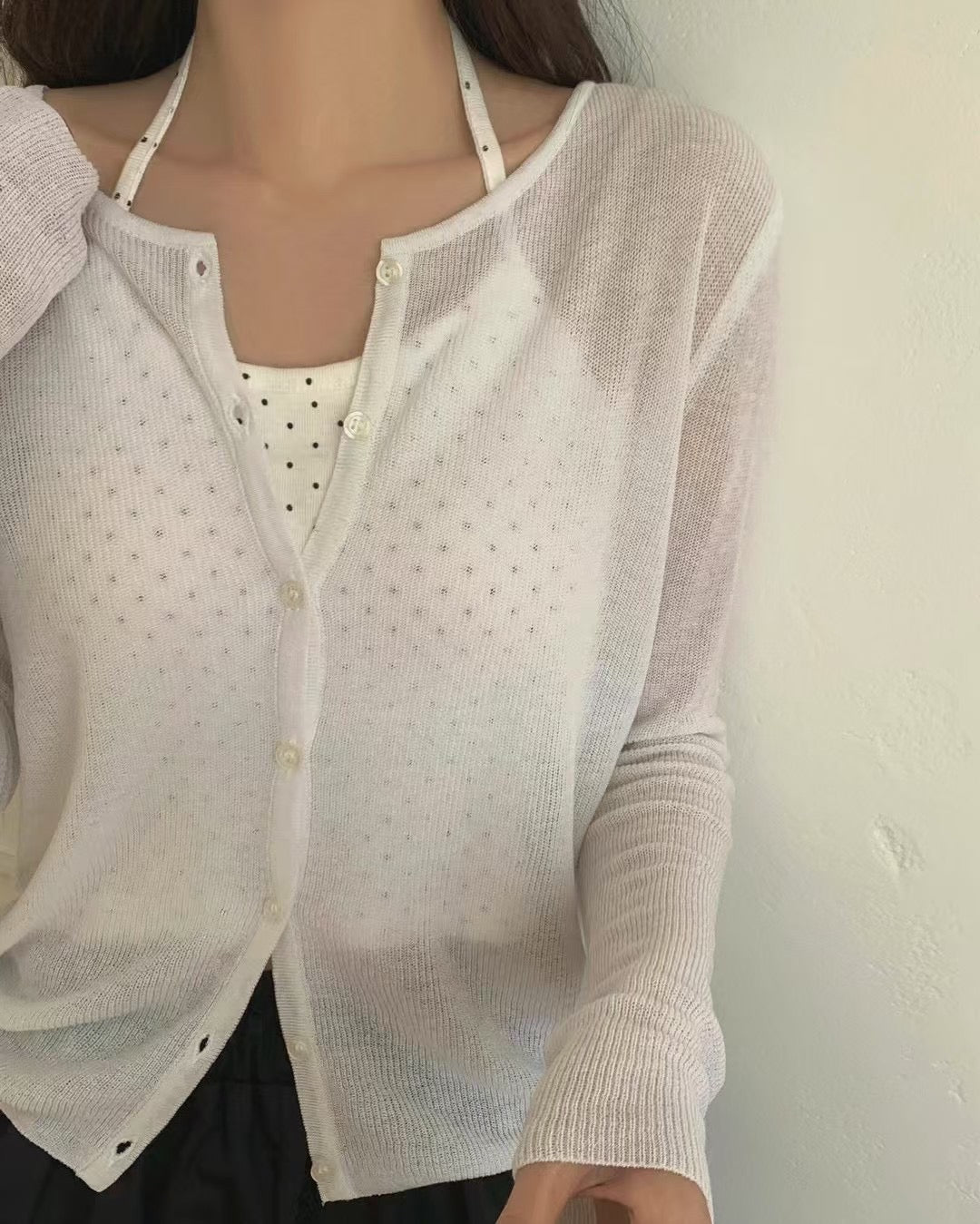 掛頸露背點點Bra Top *共4色