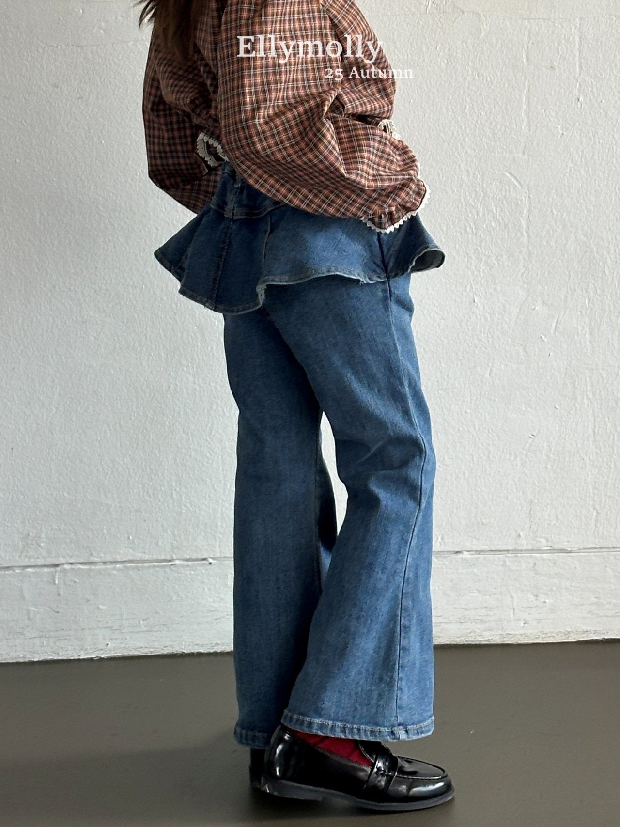 ELLYMOLLY lara frill bootcut denim (90-145cm)