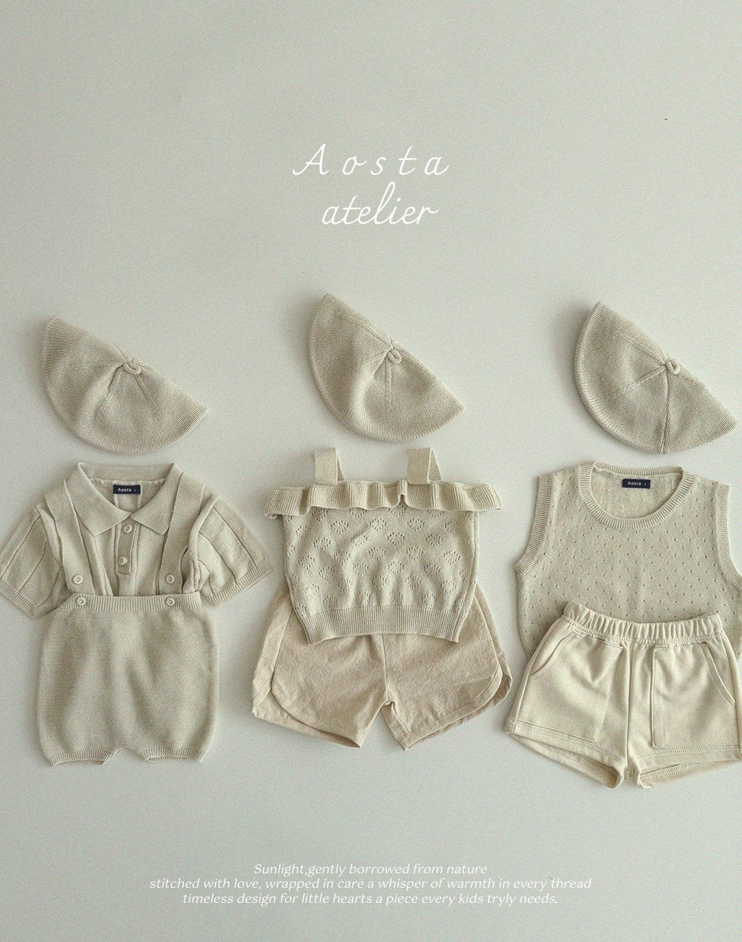 Aosta knit beret