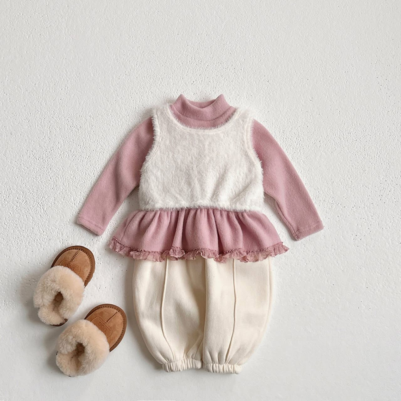 Vivid 溫柔毛毛背心 (75-135cm)