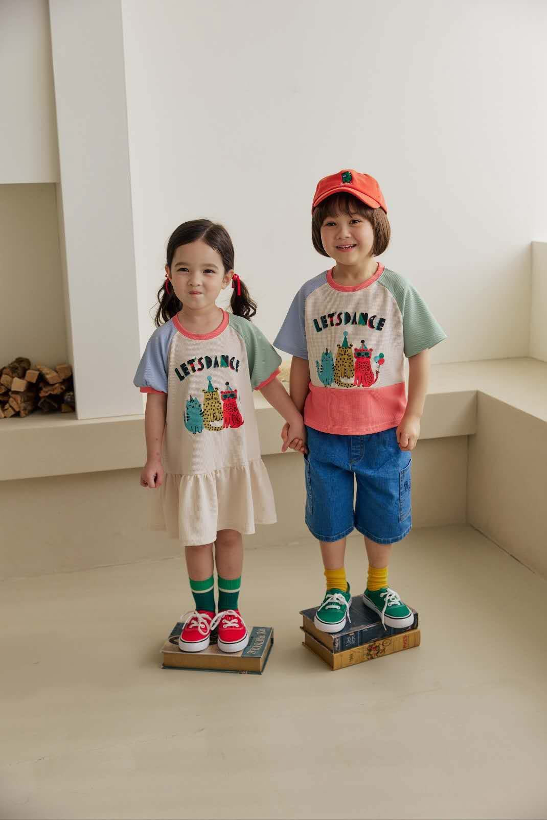 Orangemom let’s dance cat dress (95-140cm)