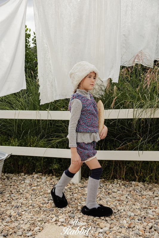 Urban Rabbit 俏皮毛毛拼接長襪