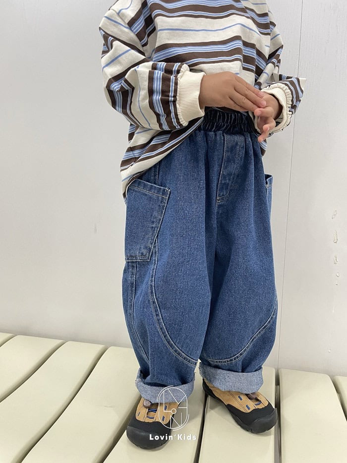 lovin air pocket denim pants (80-125cm)