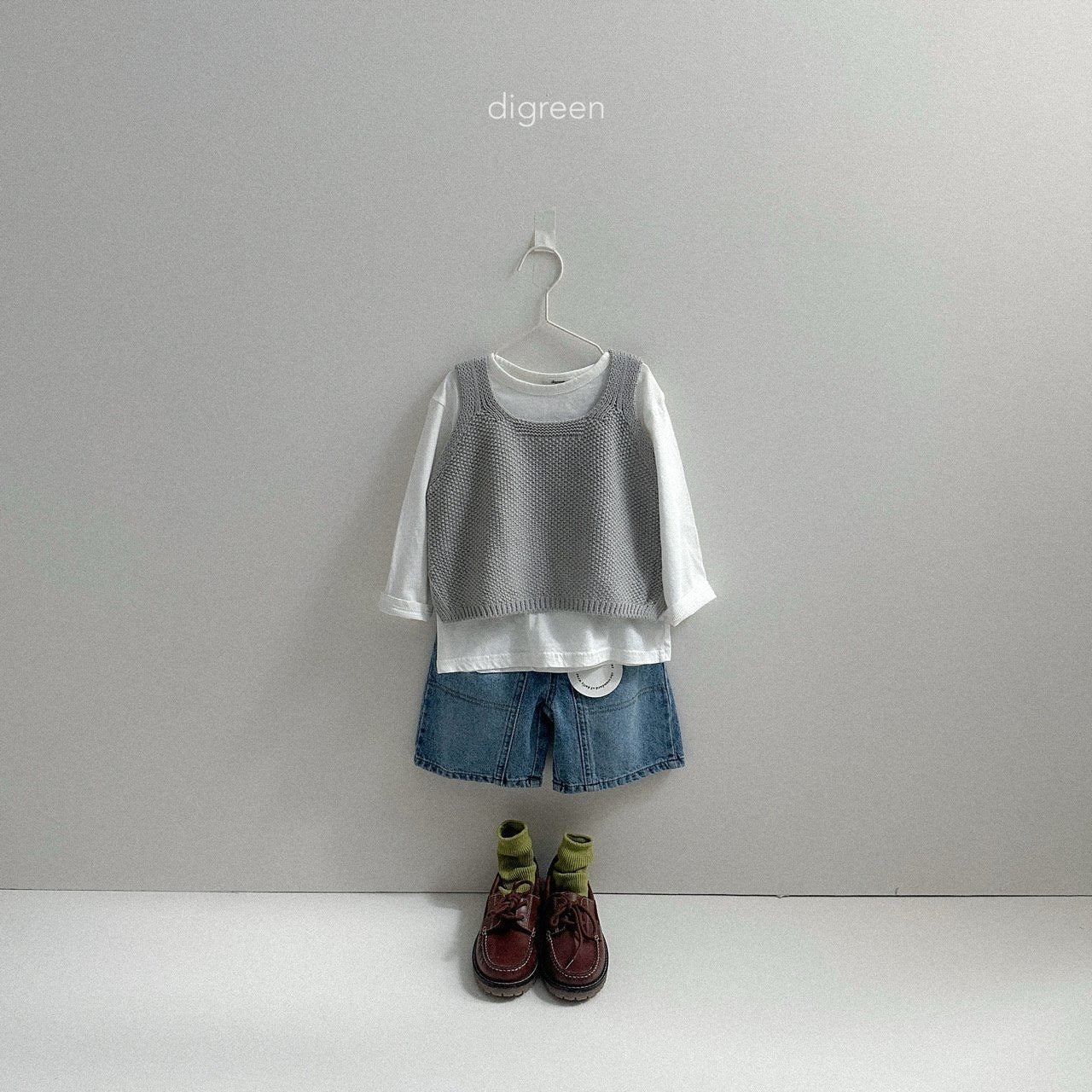 digreen olive socks set (12-23cm)
