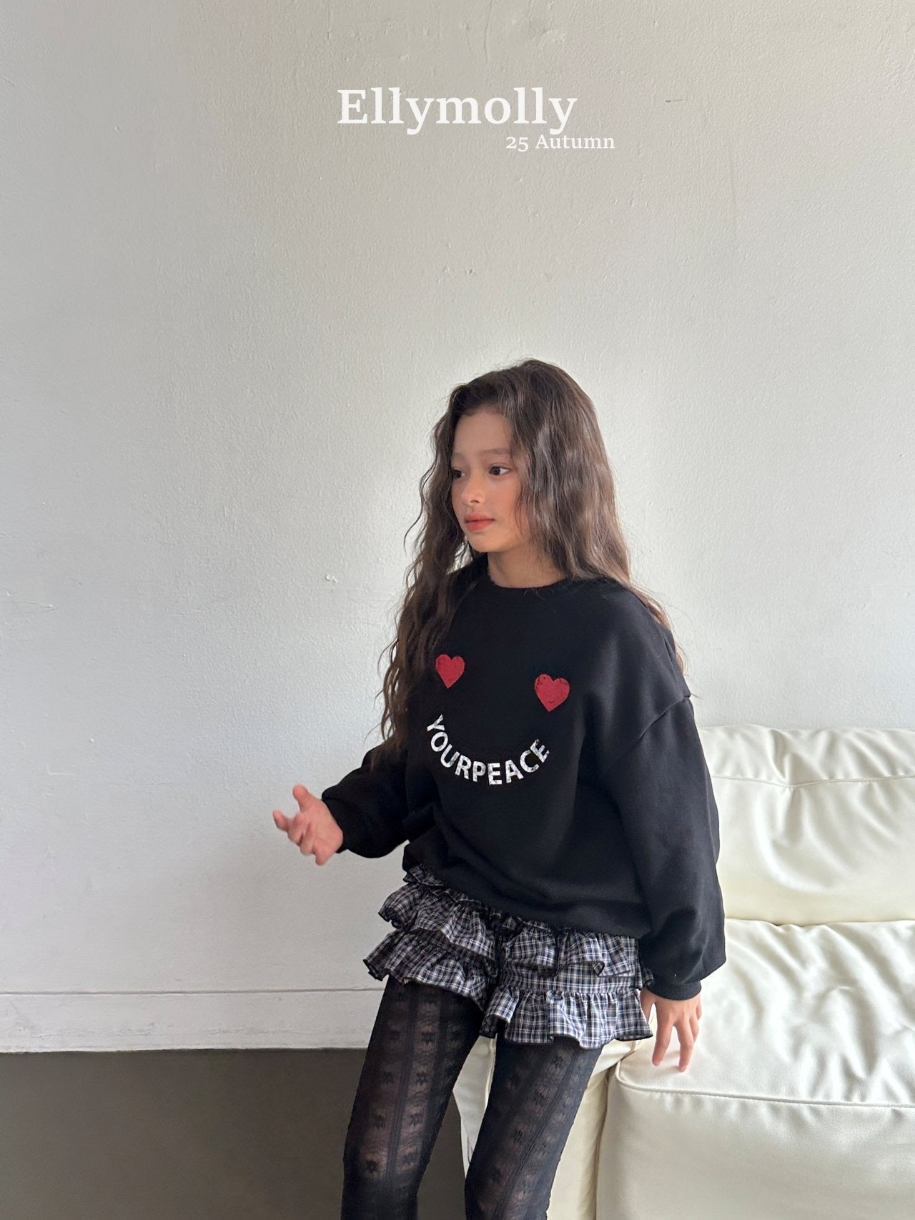 ELLYMOLLY peace heart mtm (90-160cm)