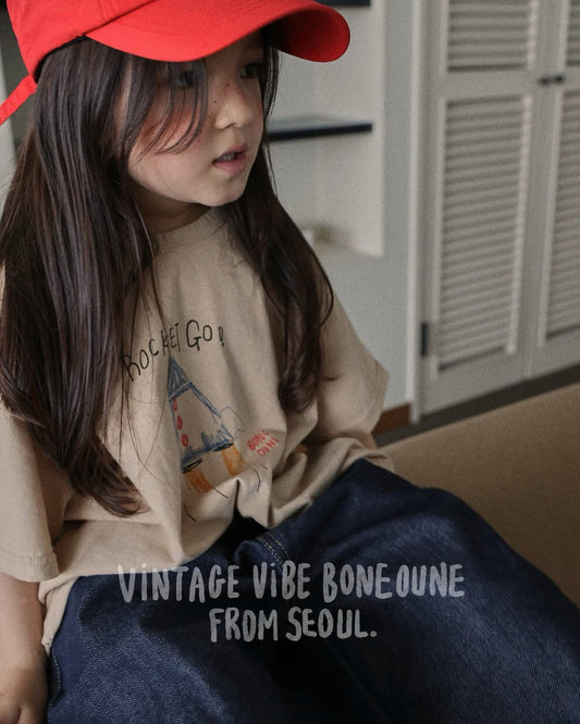 Boneoune 手繪火箭Tee (80-152cm)