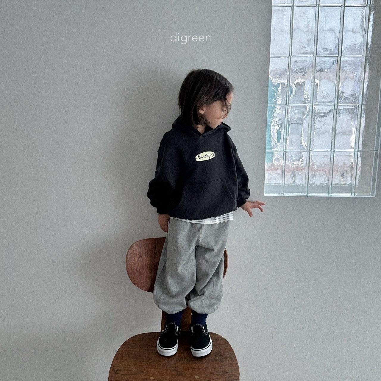 digreen cotton jogger pants (90-130cm)