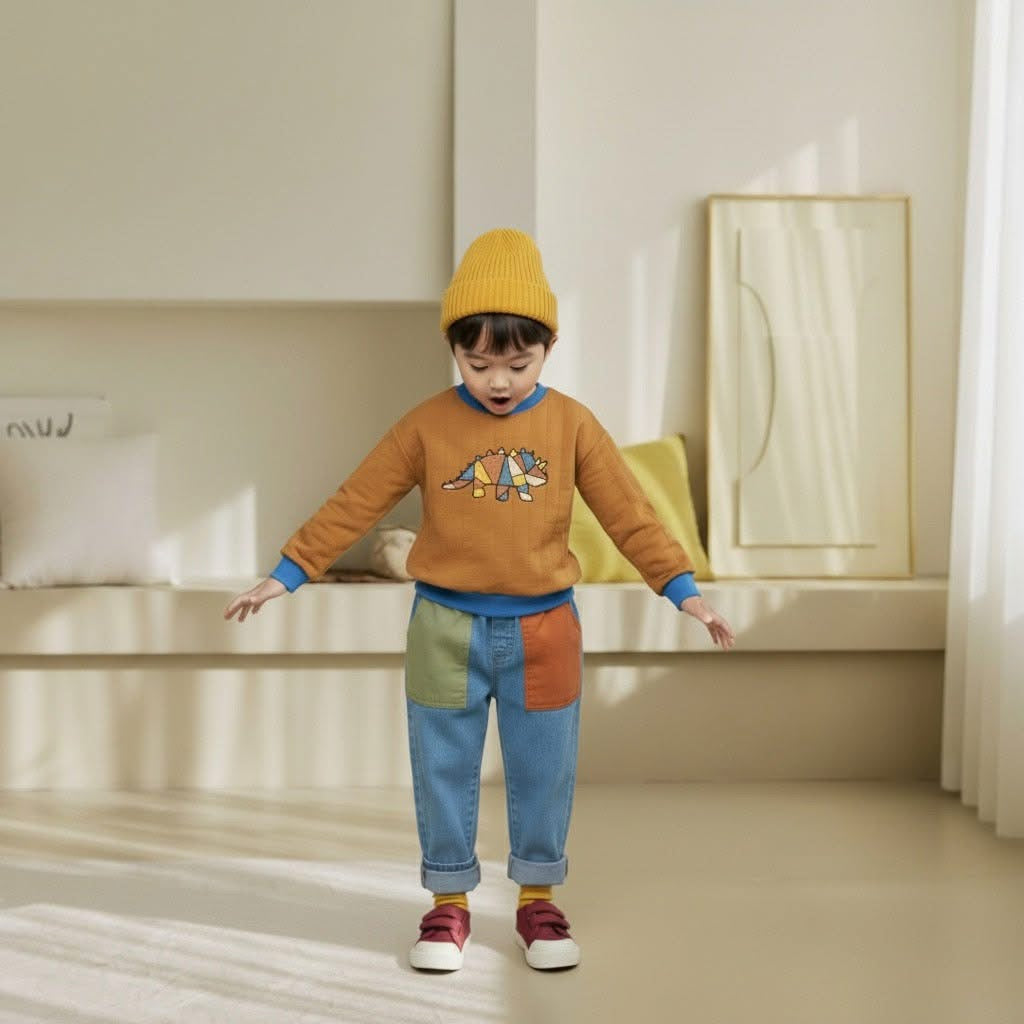 Orangemom 拼布犀牛上衣 (95-140cm)