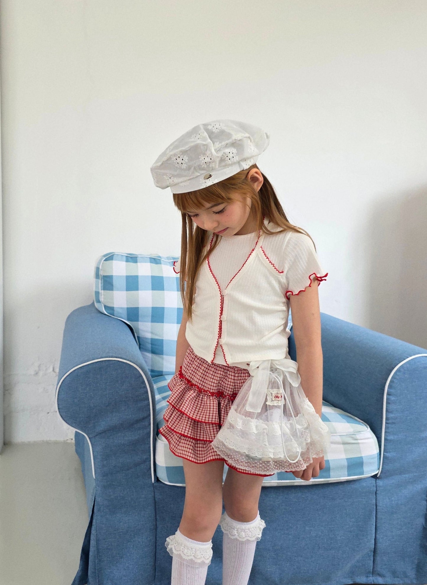 ELLYMOLLY pinko shiring carding tee (90-145cm)